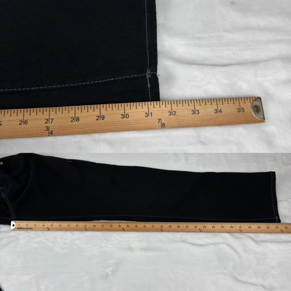 True Religion Ricky Flap SN Black Jeans Mens 34x32 (36 waist) Straight Leg NEW